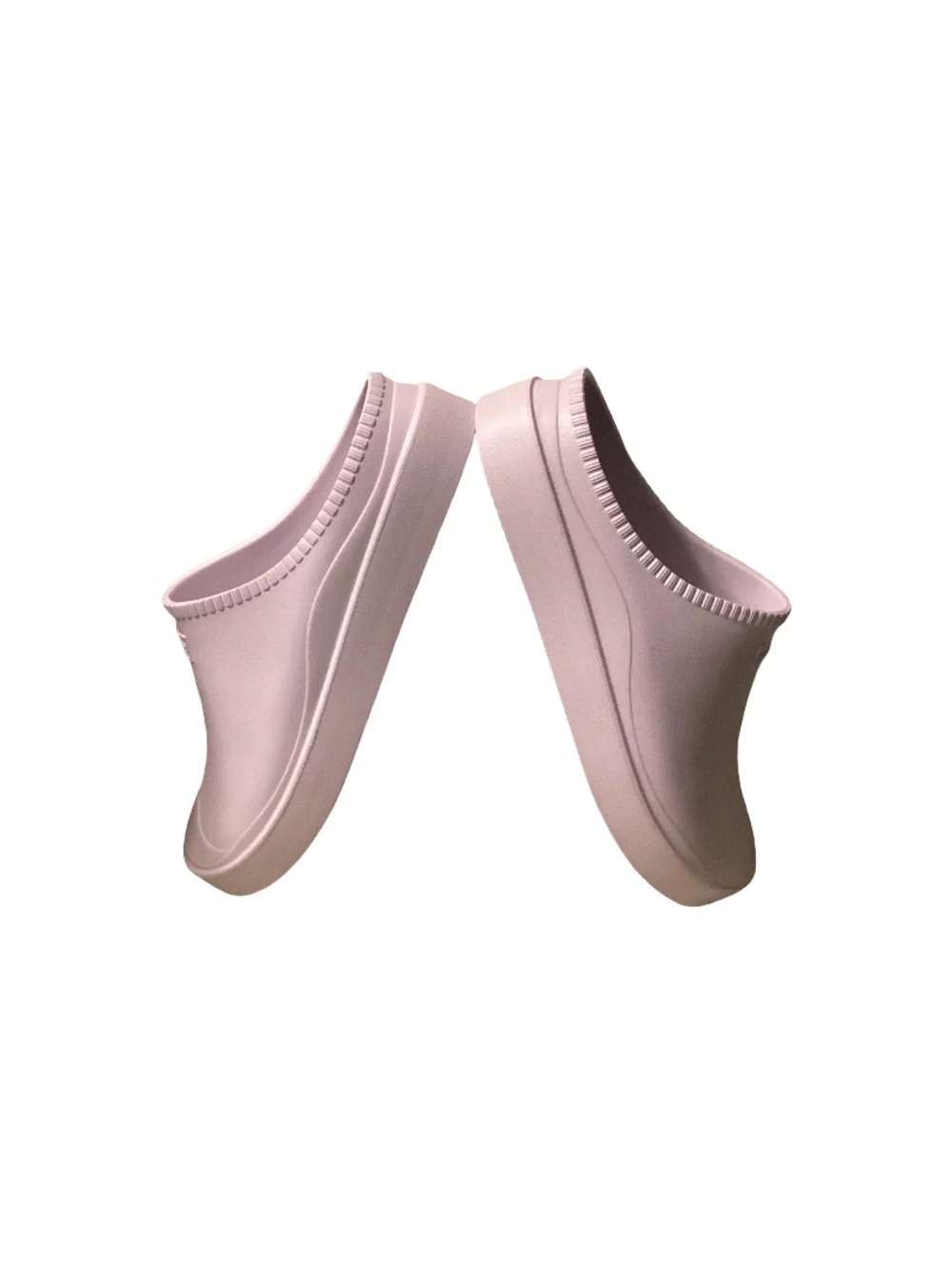 Hunter Women's Pale Pink Waterproof Clog Mules